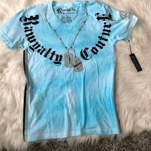 Rawyalty Vintage Couture studded T-Shirt